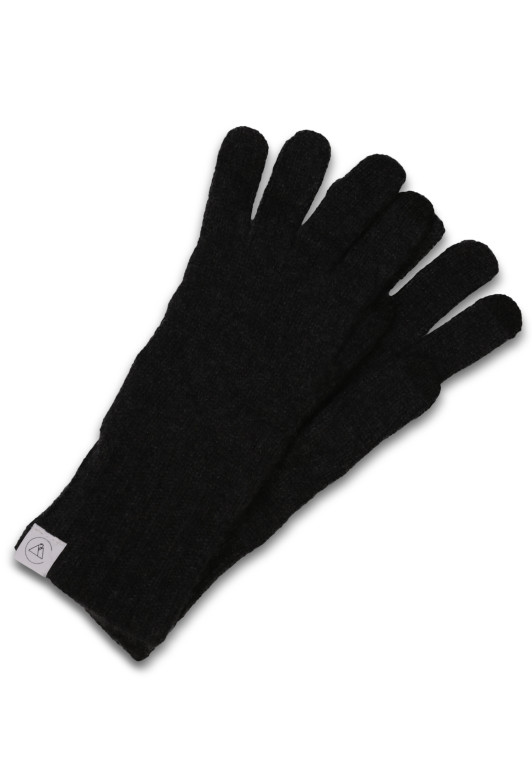 Kaschmir Handschuhe Touchscreen tauglich dunkel anthrazit